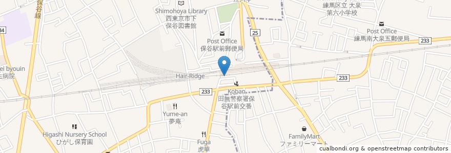 Mapa de ubicacion de 万葉そば en 일본, 도쿄도, 練馬区.