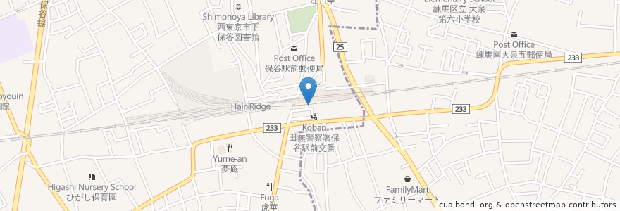 Mapa de ubicacion de サブウェイ en 日本, 東京都, 練馬区.