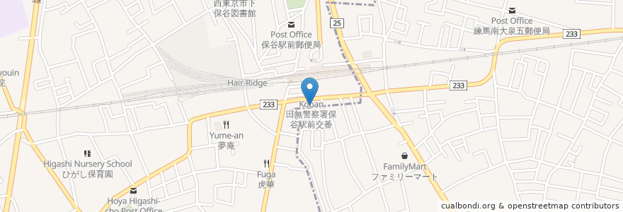 Mapa de ubicacion de 三菱UFJ銀行 en Giappone, Tokyo, 練馬区.