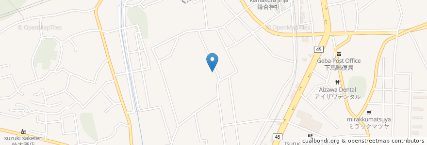 Mapa de ubicacion de 藤原歯科 en 日本, 宮城県, 多賀城市.