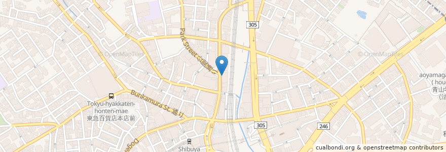 Mapa de ubicacion de Ichiran Ramen en 일본, 도쿄도, 시부야구.