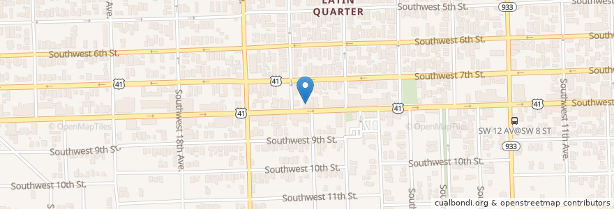 Mapa de ubicacion de Velvet Creme en Amerika Birleşik Devletleri, Florida, Miami-Dade County, Miami.