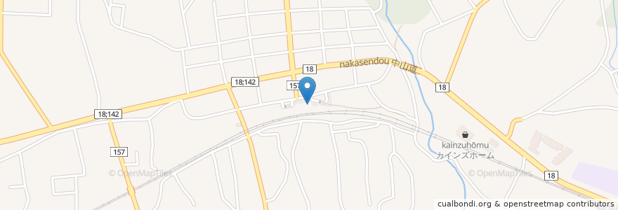 Mapa de ubicacion de A-woto en Japonya, 長野県, 北佐久郡, 軽井沢町.