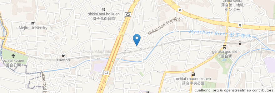 Mapa de ubicacion de カラオケフラワー en 日本, 東京都, 新宿区.