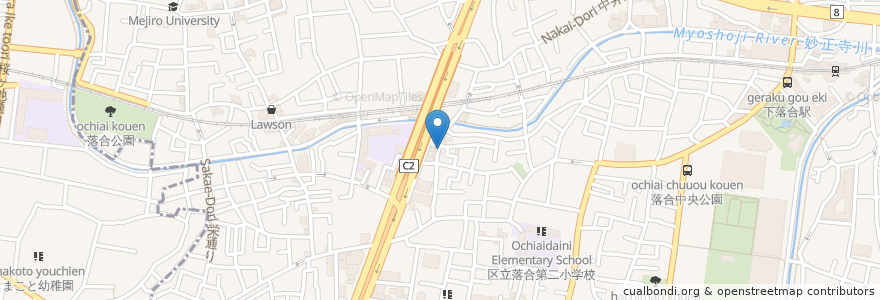 Mapa de ubicacion de あげあげ en Giappone, Tokyo, 中野区, Shinjuku.