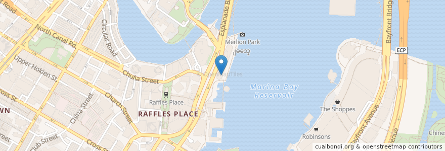 Mapa de ubicacion de The Pelican en 싱가포르, Central.