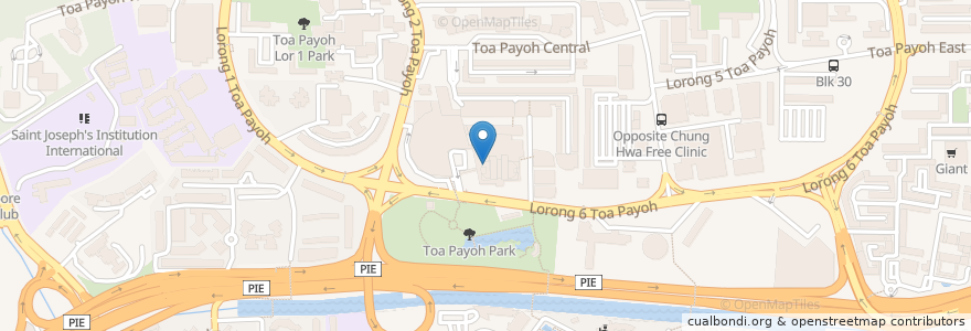 Mapa de ubicacion de Maybank en シンガポール, Central.