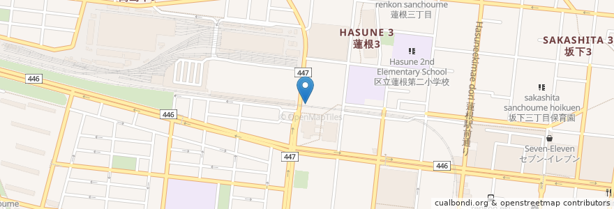 Mapa de ubicacion de June's Tea 六月居 en 日本, 東京都, 板橋区.