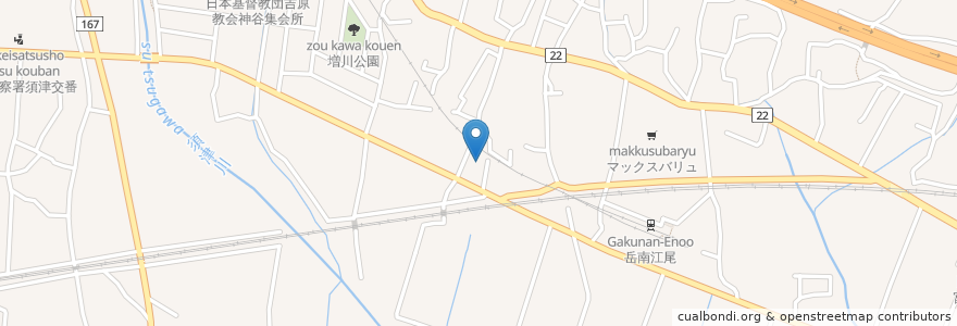 Mapa de ubicacion de 吉見整形外科 en Japan, Shizuoka Prefecture, Fuji.