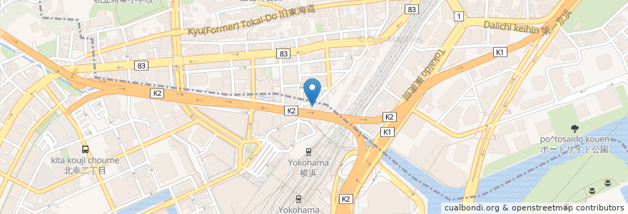 Mapa de ubicacion de THE RIGOLETTO OCEAN CLUB en Japón, Prefectura De Kanagawa, Yokohama, 神奈川区.