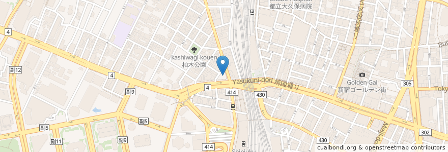 Mapa de ubicacion de 新宿近視クリニック en Japan, 東京都, 新宿区.