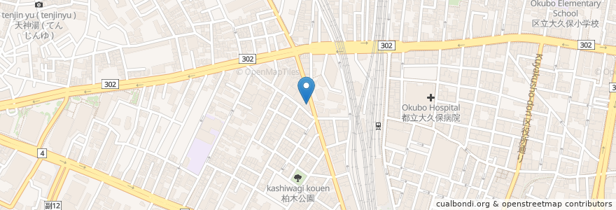 Mapa de ubicacion de やよい軒 en Japan, 東京都, 新宿区.