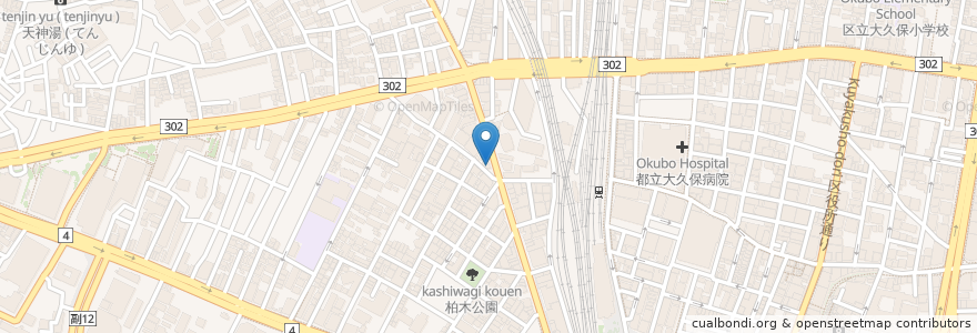 Mapa de ubicacion de Marugame Seimen en Japan, Tokyo, Shinjuku.