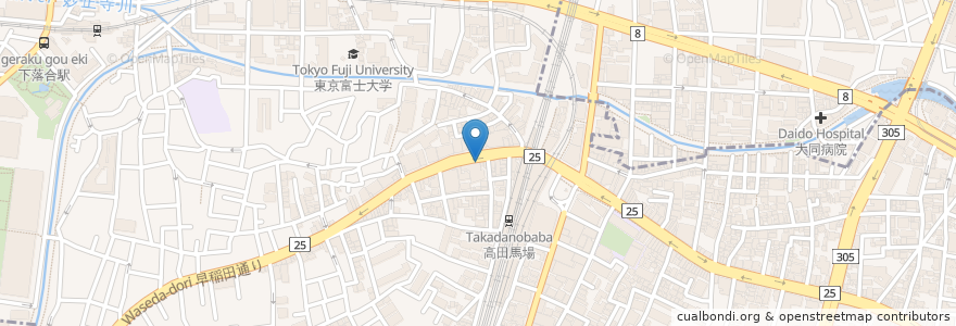 Mapa de ubicacion de ニッポンレンタカー en 일본, 도쿄도, 신주쿠.