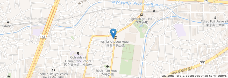 Mapa de ubicacion de ラジ・パリ en Japón, Tokio, Shinjuku.