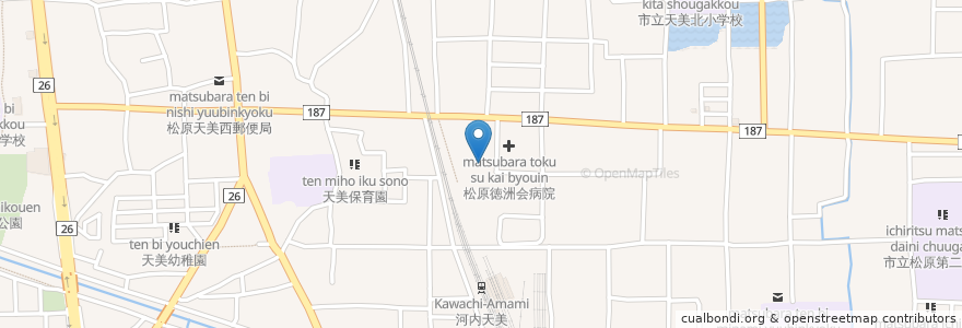 Mapa de ubicacion de La Principessa en 日本, 大阪府, 松原市.