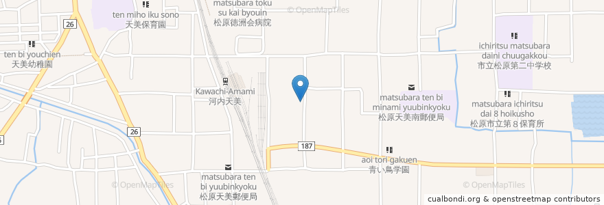 Mapa de ubicacion de 居酒屋とみ en 일본, 오사카부, 松原市.