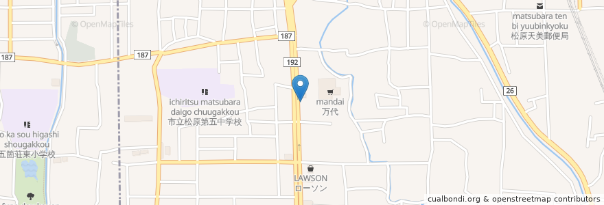 Mapa de ubicacion de ほづみ小児科クリニック en Japan, Präfektur Osaka, 松原市.