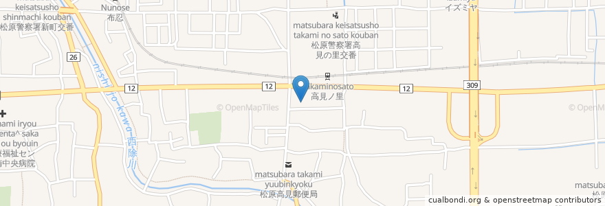 Mapa de ubicacion de 敬念寺 en Japón, Prefectura De Osaka, 松原市.