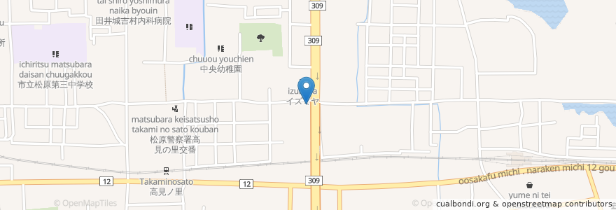 Mapa de ubicacion de まんもと歯科医院 en 日本, 大阪府, 松原市.