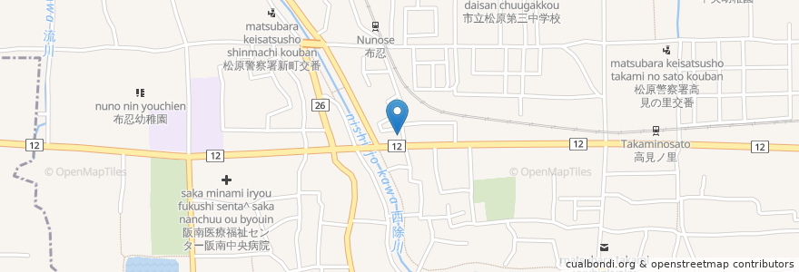 Mapa de ubicacion de 居酒屋ほたる en ژاپن, 大阪府, 松原市.