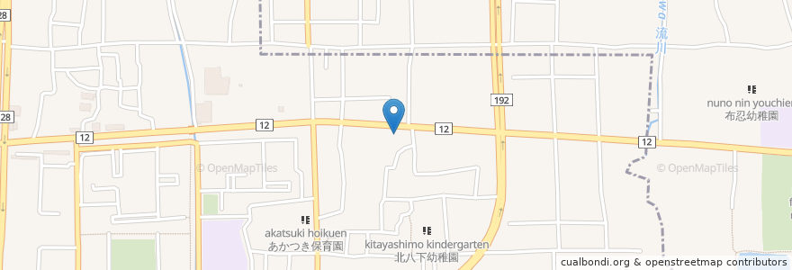 Mapa de ubicacion de お食事処 めん処 六兵衛 en Japan, 大阪府, 松原市.