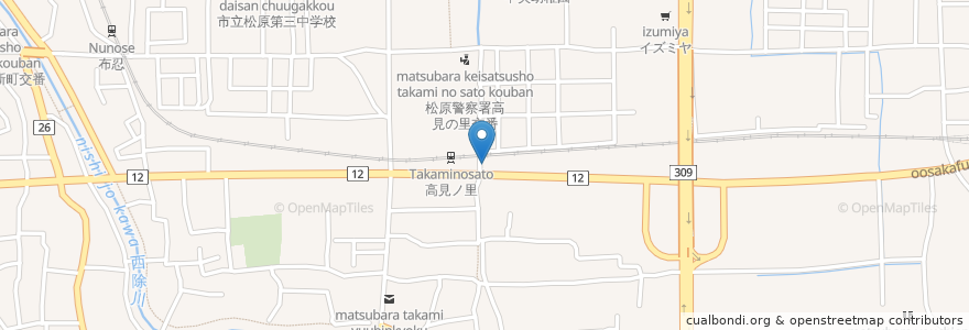 Mapa de ubicacion de スナックもも en Япония, Осака, 松原市.