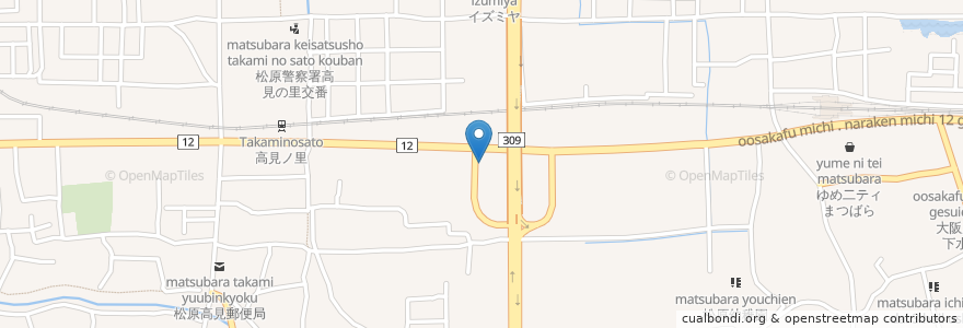Mapa de ubicacion de おひさま薬局 en 日本, 大阪府, 松原市.