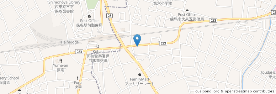 Mapa de ubicacion de すし割烹 福原 en 일본, 도쿄도, 練馬区.