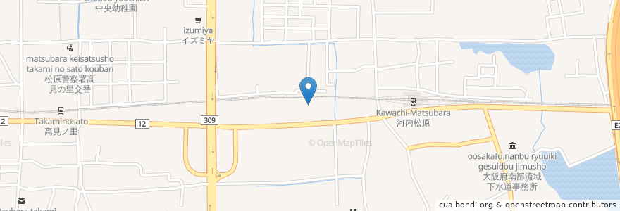 Mapa de ubicacion de おおぞら保育園 en ژاپن, 大阪府, 松原市.