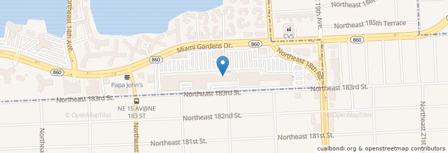 Mapa de ubicacion de Space Coast Credit Union en Estados Unidos De América, Florida, Condado De Miami-Dade, North Miami Beach.
