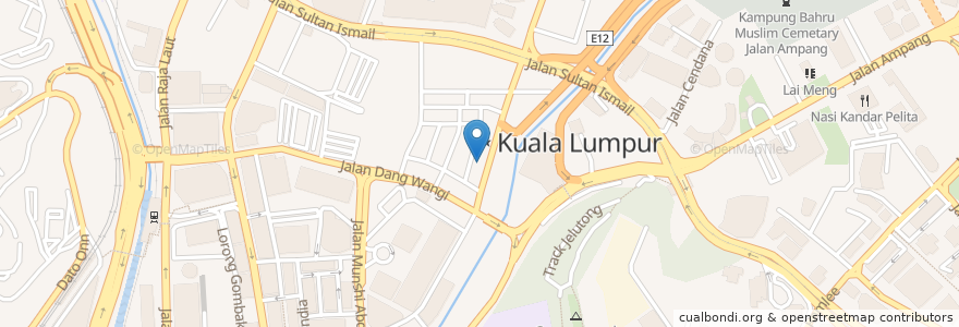 Mapa de ubicacion de Bank Islam en 말레이시아, 슬랑오르, 쿠알라룸푸르.