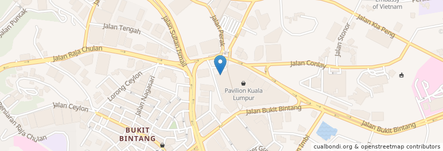 Mapa de ubicacion de Old Town White Coffee en マレーシア, セランゴール, クアラルンプール.