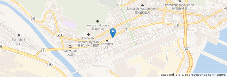 Mapa de ubicacion de MIFFY CAFE en Japan, Iwate Prefecture, Kamaishi.