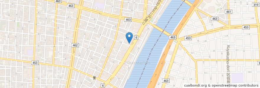 Mapa de ubicacion de 駒形どぜう 本店 en Giappone, Tokyo, 台東区.