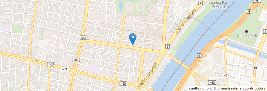 Mapa de ubicacion de すしざんまい 浅草雷門店 en Giappone, Tokyo, 台東区.