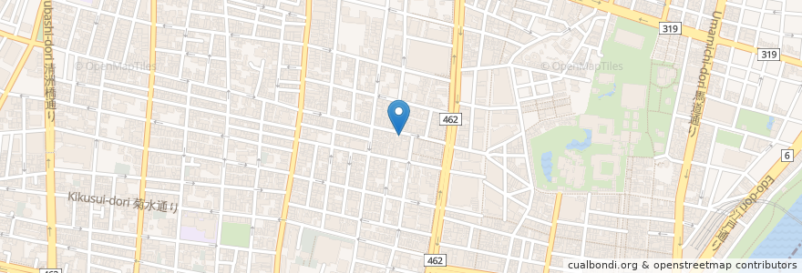 Mapa de ubicacion de 洋食 佐藤 en 日本, 东京都/東京都, 台東区.