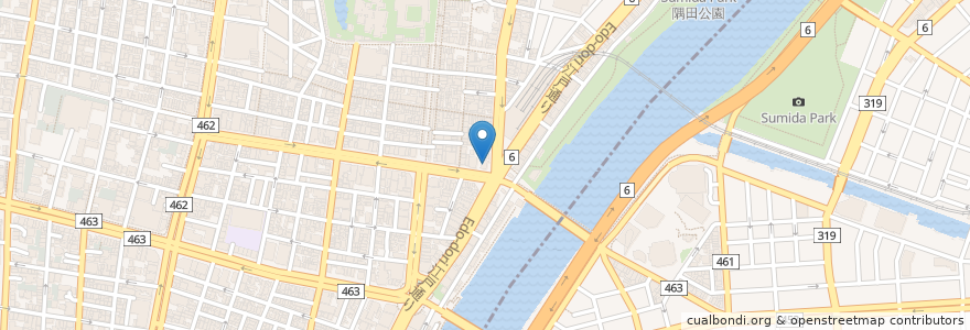 Mapa de ubicacion de 神谷バー en Giappone, Tokyo, 台東区.