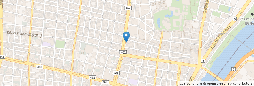 Mapa de ubicacion de 多から家 en 日本, 東京都, 台東区.