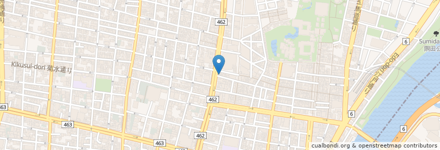 Mapa de ubicacion de 富士らーめん en Giappone, Tokyo, 台東区.