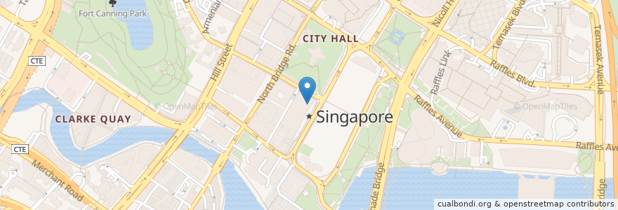 Mapa de ubicacion de National Kitchen en Singapura, Central.