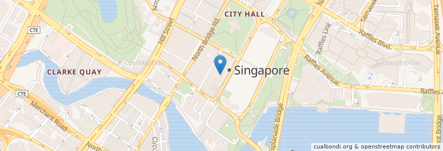 Mapa de ubicacion de Yan en Singapour, Central.