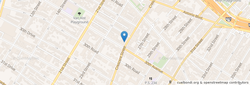Mapa de ubicacion de Merzouka Cafe en Amerika Syarikat, New York, New York, Queens.