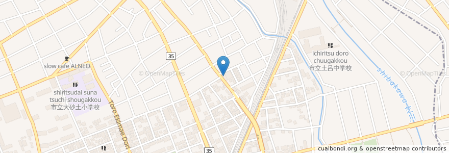 Mapa de ubicacion de JAさいたま大砂土支店 en Japonya, 埼玉県, さいたま市, 北区.