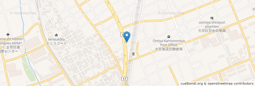 Mapa de ubicacion de エネオス en Japonya, 埼玉県, さいたま市, 北区.
