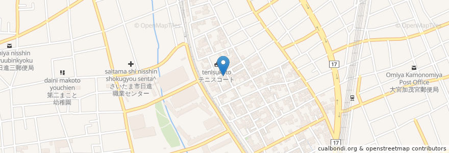 Mapa de ubicacion de ホワイト歯科クリニック en 日本, 埼玉県, さいたま市, 北区.