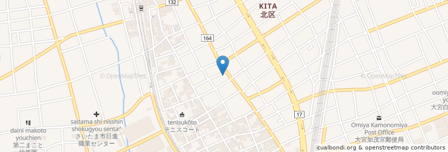 Mapa de ubicacion de サイゼリヤ en Jepun, 埼玉県, さいたま市, 北区.