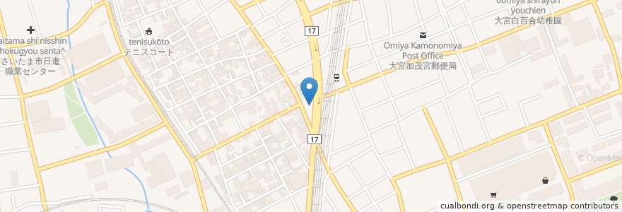 Mapa de ubicacion de かつや en Japonya, 埼玉県, さいたま市, 北区.