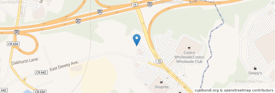 Mapa de ubicacion de Knotty Pine Pub en United States, New Jersey, Morris County, Wharton.