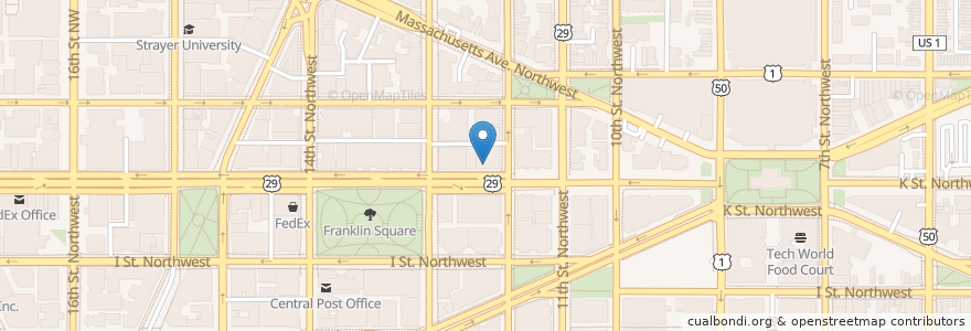 Mapa de ubicacion de Allegory en United States, District Of Columbia, Washington.